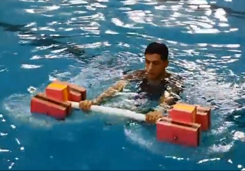 هالتر آبی فوق سنگین هیدروجیم مدل HG032