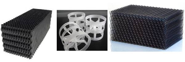 أسطح التبادل الحراري لبرج التبريد المكعب بالصرافرين