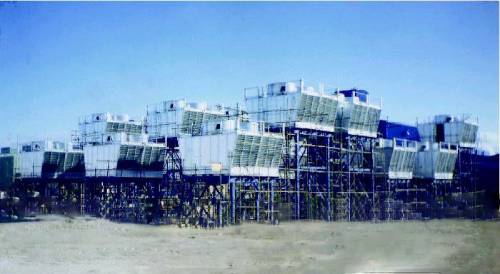 برج خنک کننده مارلی ذوزنقه ای 850 تن تبرید سارآفرین مدل ATW