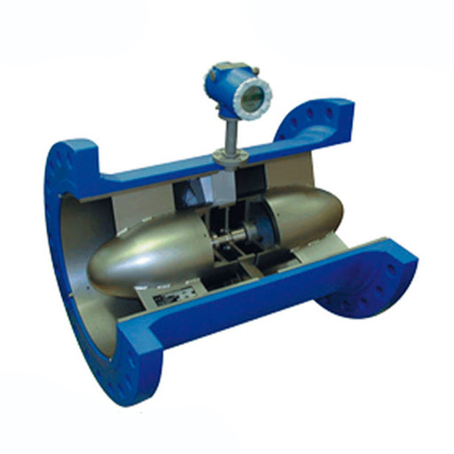 شماتیک داخلی فلومتر توربینی