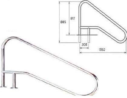 دستگیره استخر هایپرپول مدل ARG