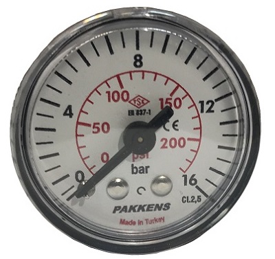 مانومتر پکنز افقی خشک صفحه 4 سانت 