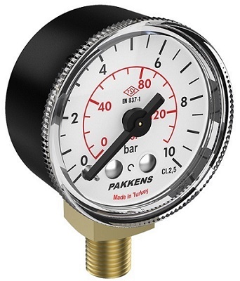 مانومتر پکنز عمودی خشک صفحه 4 سانت