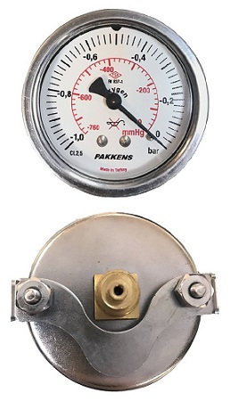 مانومتر پکنز افقی خشک صفحه 6 سانت پانو