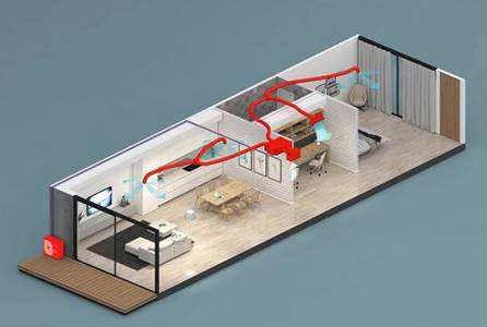 نصب اسپلیت سقفی توکار