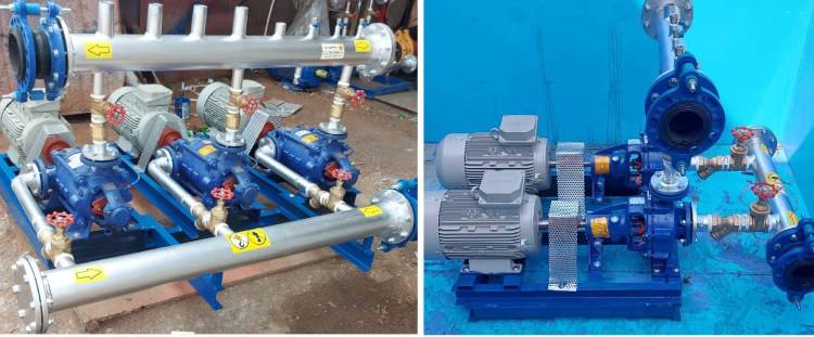 بوستر پمپ آبرسانی 2 خط دماتجهیز