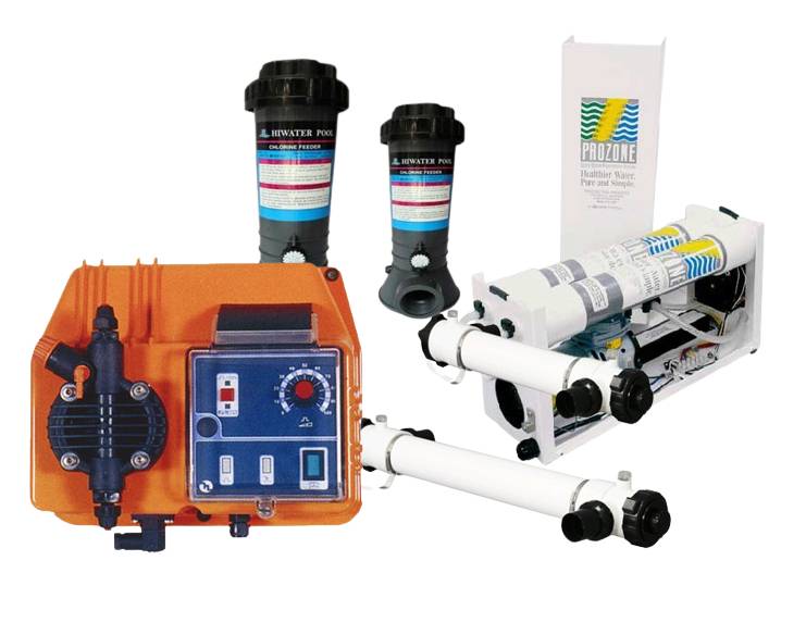 Swimming pool disinfection equipment