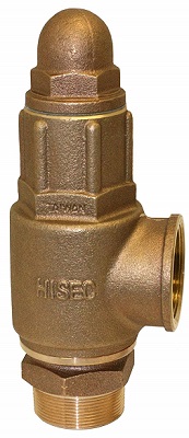 شیر اطمینان هایسک برنجی ساده 10 بار "3/4