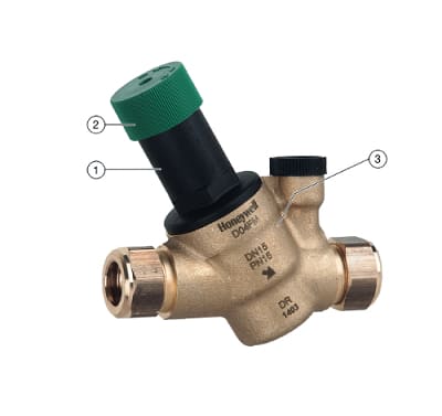 شیر فشار شکن بدون فیلتر هانیول مدل D04FM-3/4