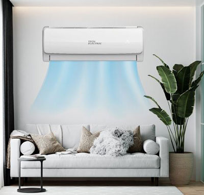 Cooling Tech-Electric split air conditioner model BTS-UNP-24CT3