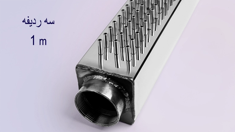 نازل بارانی یک متری با 3 ردیف آبریز