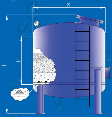 فیلتر شنی زلال ایران مدل ZO.V.F.1050