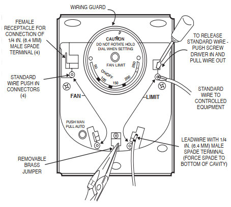 مشخصات فن لیمیت کنترل (رله دود) هانیول مدل L4064B