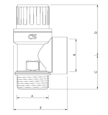 ابعاد شیر اطمینان تق تقی cs case