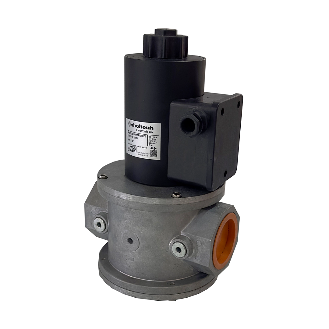 شیر برقی گاز 2 اینچ تدریجی شکوه