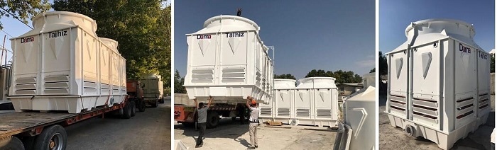 "Other Projects Equipped with Different Types and Capacities of DamaTajhiz Cooling Towers"