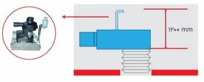 پمپ درین داخلی اسپلیت مرکزی سقفی توکار وستن ایر
