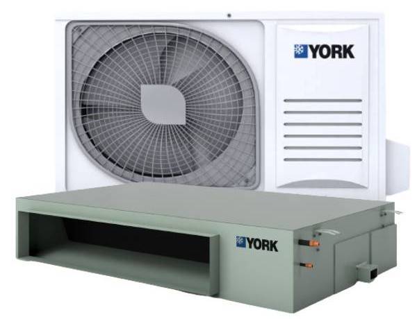 داکت اسپلیت یورک مدل york 24000btu 