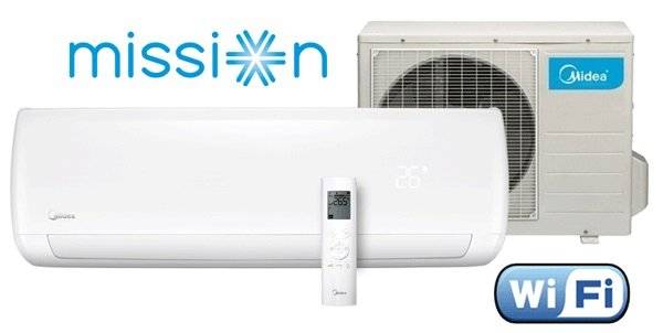 کولر گازی اسپلیت کم مصرف میدیا مدل Mission اینورتر کولر گازی اینورتر میدیا 12000 مدل میشن 12H11i