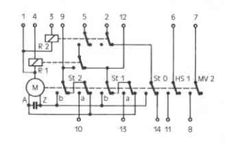 دیاگرام الکتریکی موتور دمپر هانیول - کانکترون LKS 210 24