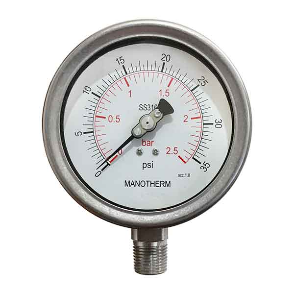 sangan sanat oil manometer pg18 10cm