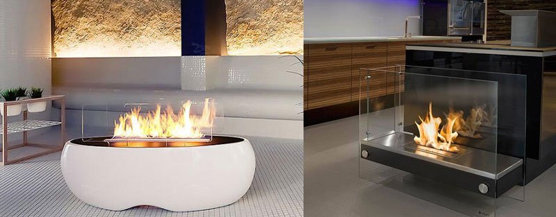 ویژگی شومینه الکلی