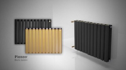 Anit Aluminum 17-blade Radiator Gold pioneer Model