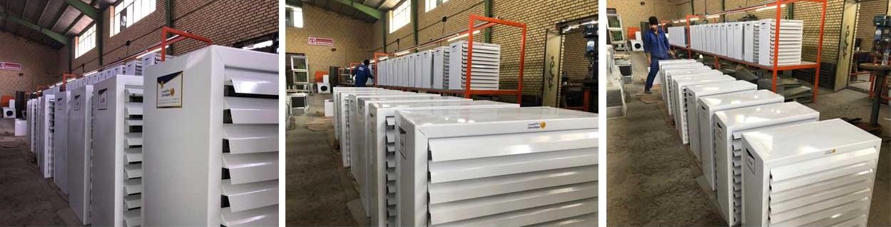 خط تولید یونیت هیتر دماتجهیز