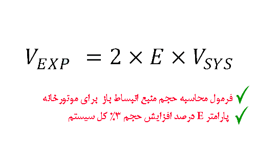 فرمول منبع انبساط باز