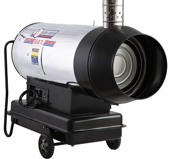 مدفأة الصناعية ثنائي المحرك مع خزان نیرو تهویه‌ البرز نموذج 2EDB-70‌