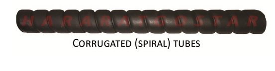 corrugated tube of Hararat Gostar steam Boiler Model HS5