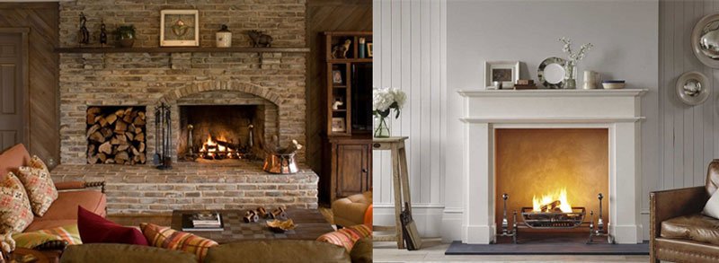 خرید شومینه هیزمی