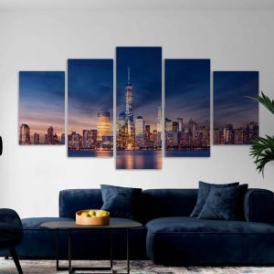 رادیاتور برقی 5 پنل تاپ سان مدل D-916 چیدمان 4