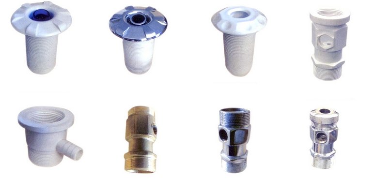 Pool and jacuzzi nozzle