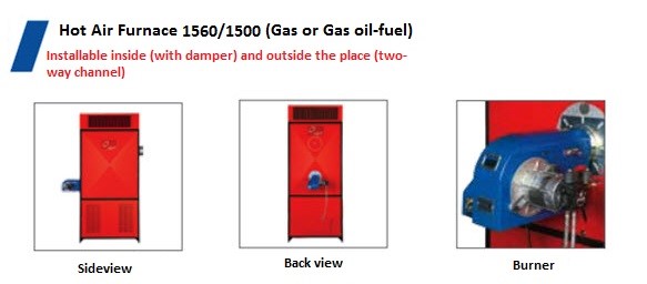 Energy Gas-fuel Hot Air Furnace