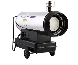 مدفأة الديزل الصناعية مع خزان نیرو تهویه البرز نموذج QELB-110