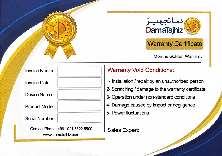 DamaTajhiz Golden Warranty