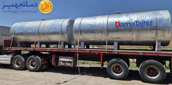 پروژه جدید فروش مخزن ذخیره آب 15000 لیتری دماتجهیز