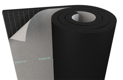 عایق رولی روکا فلکس پشت چسبدار مسلح-1