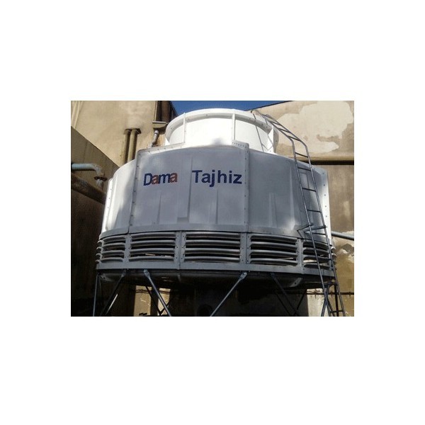 برج خنک کننده فایبرگلاس مدور دماتجهیز 550 تن تبرید-5