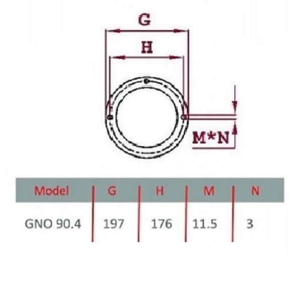 مشعل گازوئيل سوز گرم ایران مدل GNO 90/4-2