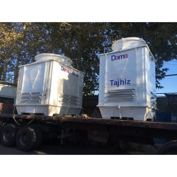 برج خنک کننده فایبرگلاس مکعبی 600 تن تبرید دماتجهیز-9