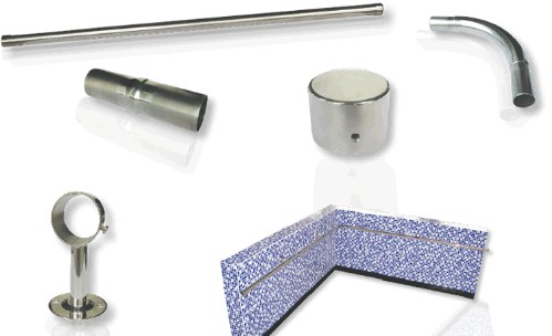 دستگیره استیل استخر ایمکس مدل L300-1