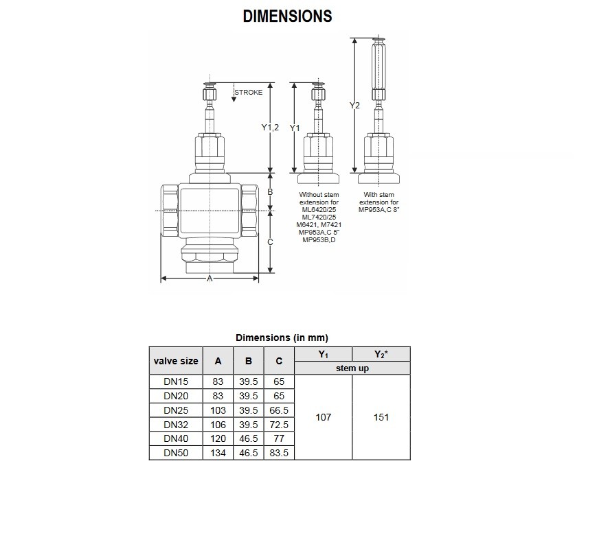 شیر موتوری هانیول سه راهه برنجی "1/2-2
