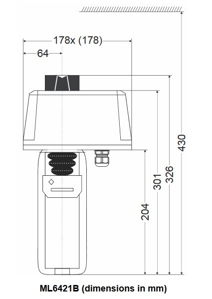 محرک الکتریکی ON/OFF هانیول ML6421B3004-1