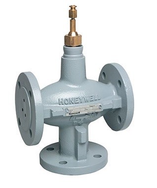 شیر موتوری هانیول سه راهه فلنجی"2-3