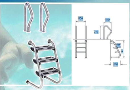 نردبان استخر فلکسینوکس سری Easy Access-2