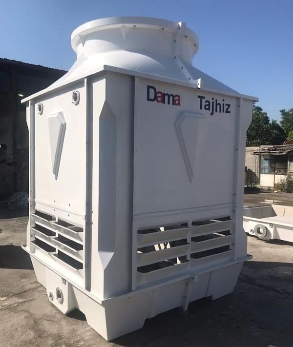 برج خنک کننده فایبرگلاس مکعبی 150 تن تبرید دماتجهیز-9