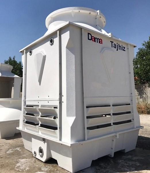 برج خنک کننده فایبرگلاس مکعبی 150 تن تبرید دماتجهیز-10