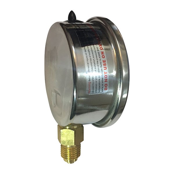 مانومتر سنگان صنعت برنجی عمودی صفحه 6 سانت مدل PG4/A-2